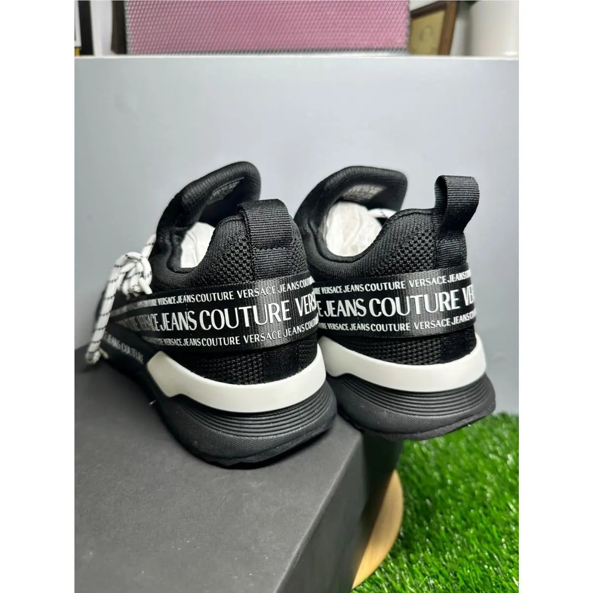 Versace shoes - Versace Jeans Couture Fondo Super Dis.57 - 74VA3SS1-ZP214-899 - Black 3