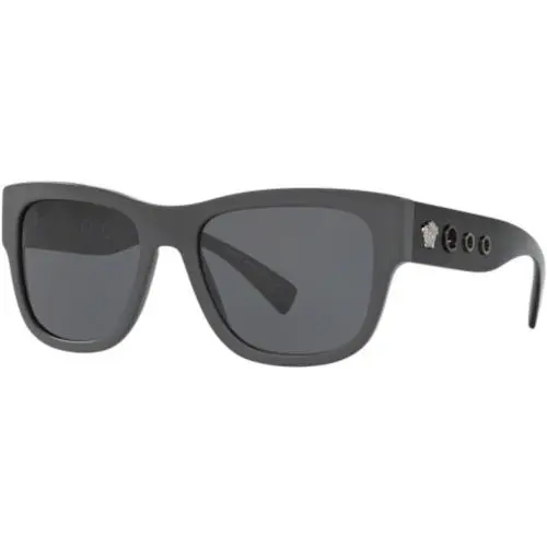 Versace VE4319 519487 56mm Square Sunglasses Sand Grey / Grey Lens