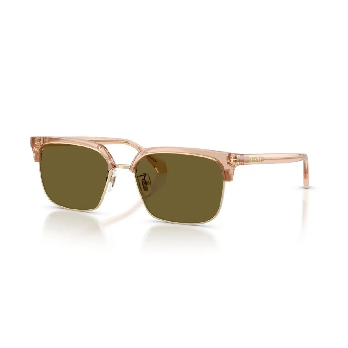 Versace VE4494D 10871 Sunglasses 56mm Transparent Brown / Brown Lens