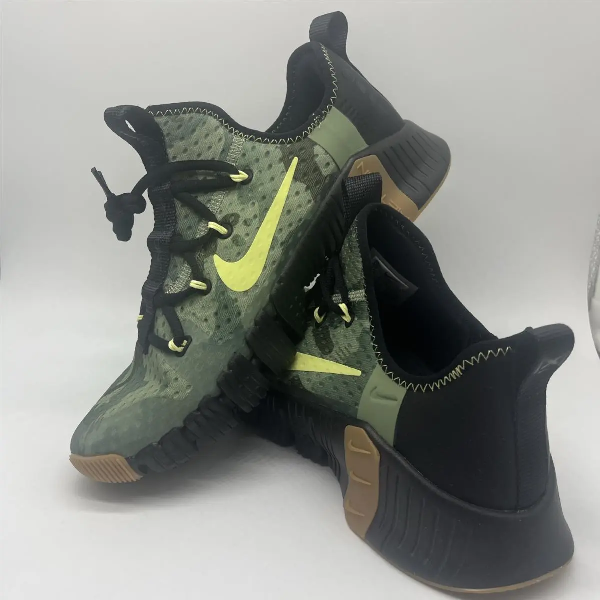 Nike Free Metcon 3 Mens Size 10-11 Crossfit Training Green Black Camo CJ0861-032