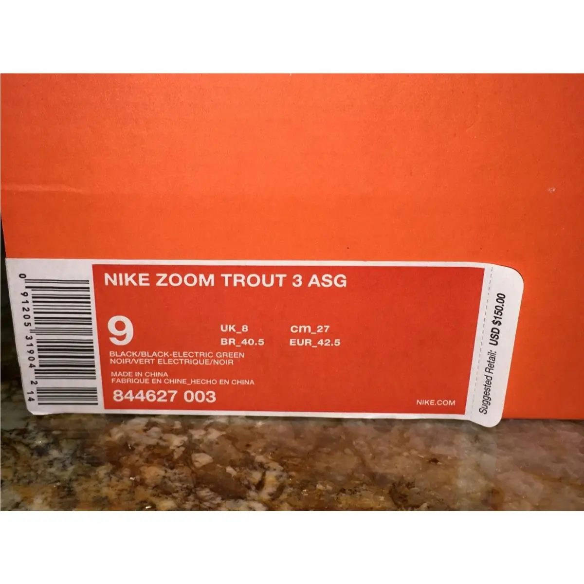 Nike shoes - NIKE Trout 3 ASG Baseball Cleats - 844627 - Green 5