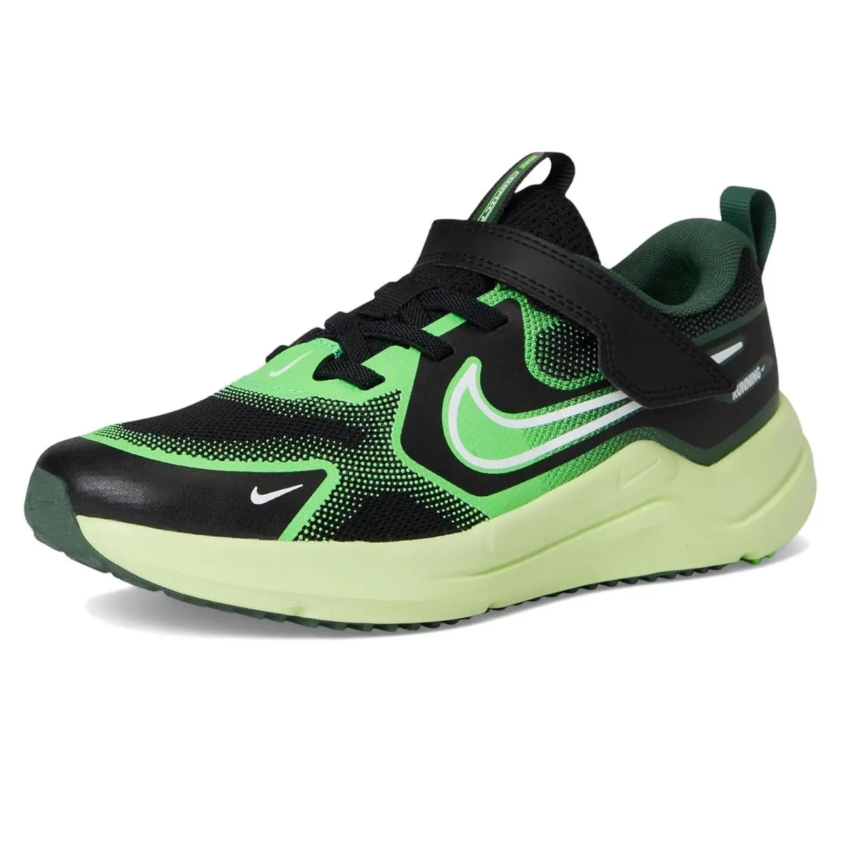 Nike shoes - Black/White/Light Liquid Lime/Fir 5