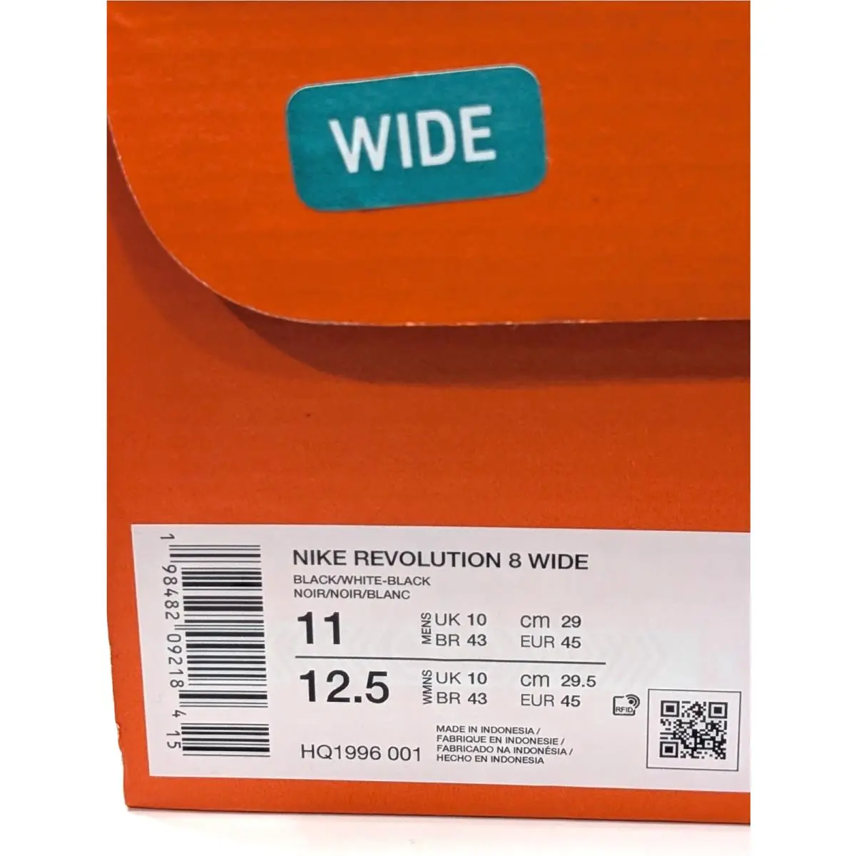 Nike shoes - Nike Revolution 8 - Revolution - HQ1996-001 - Black/White 20