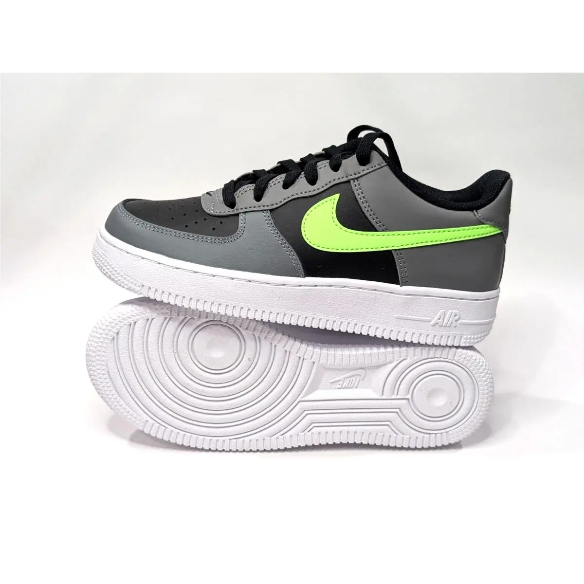 Nike shoes - Nike Air Force 1 - Air Force - CT3839 CT3839-010 - Black/Lime/Grey 2