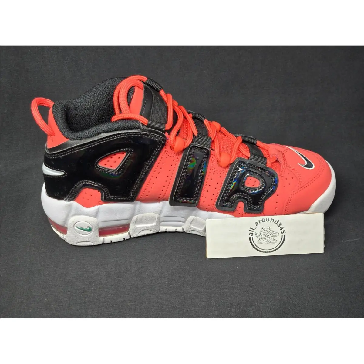 Nike shoes - Nike Air More Uptempo GS - DV2205 600 - Red 3