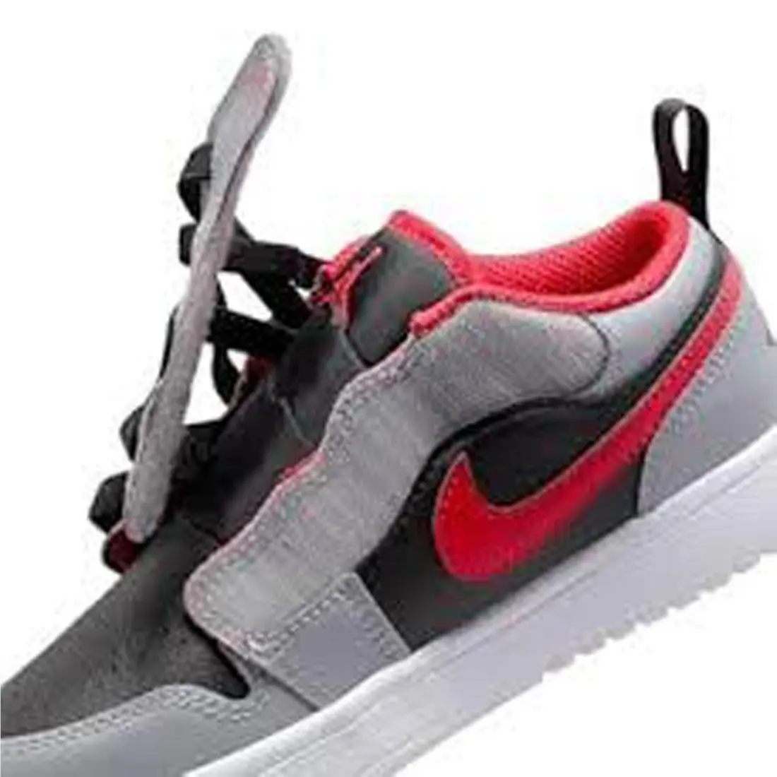 Nike shoes - Jordan 1 Low Alt Black Grey - Gray 8