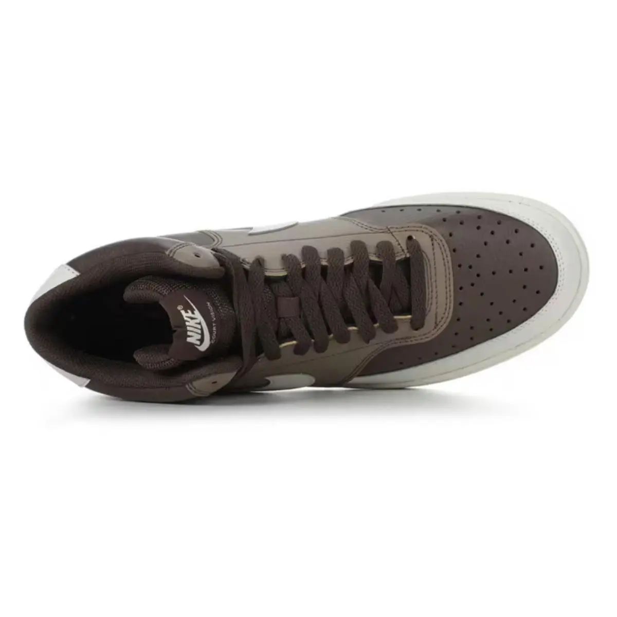 Nike shoes - Nike Court Vision Mid - Court Vision Mid - Brown, Manufacturer: brown/bone 8