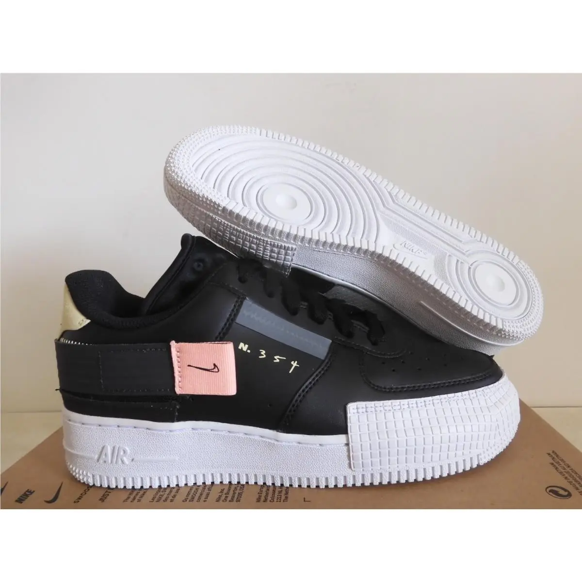 Nike shoes - Nike Air Force 1 - Air Force - Black 15