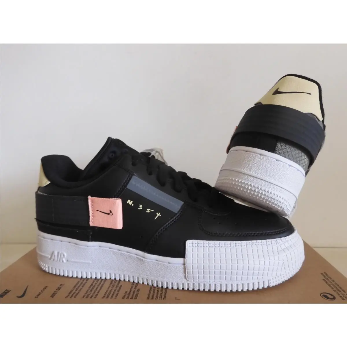 Nike shoes - Nike Air Force 1 - Air Force - Black 17