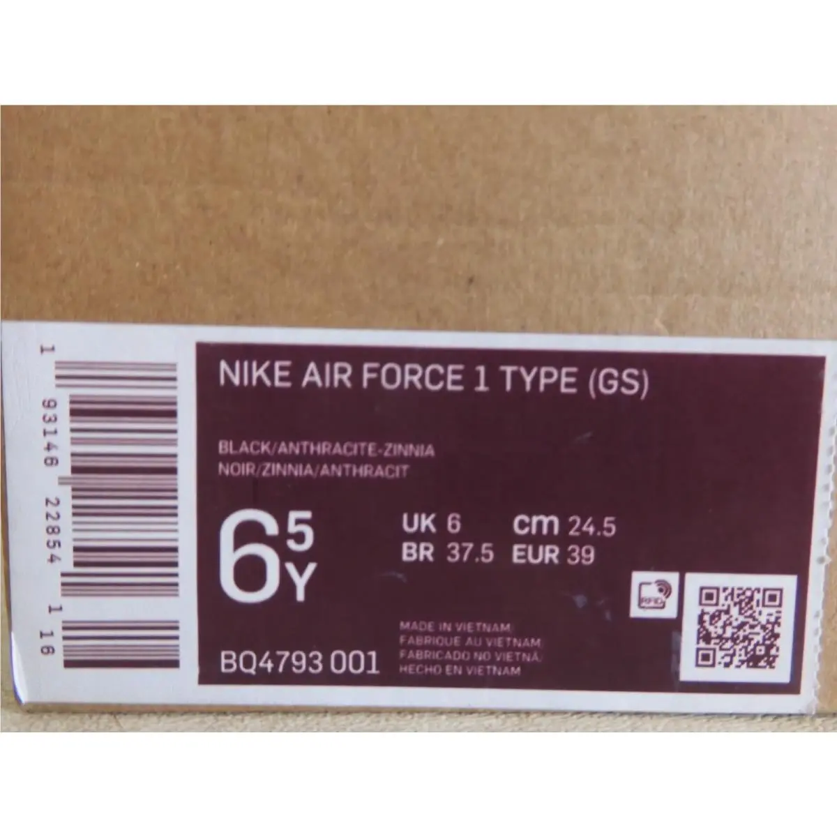Nike shoes - Nike Air Force 1 - Air Force - Black 22