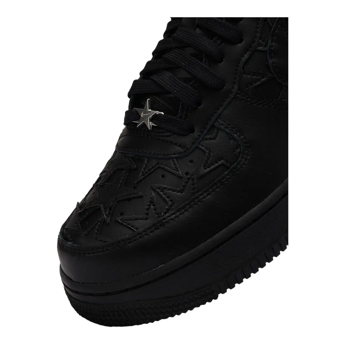Nike shoes - Nike Air Force 1 Low Lv8 Edge - IM5750-001 - Black/Black/Metallic Silver 10