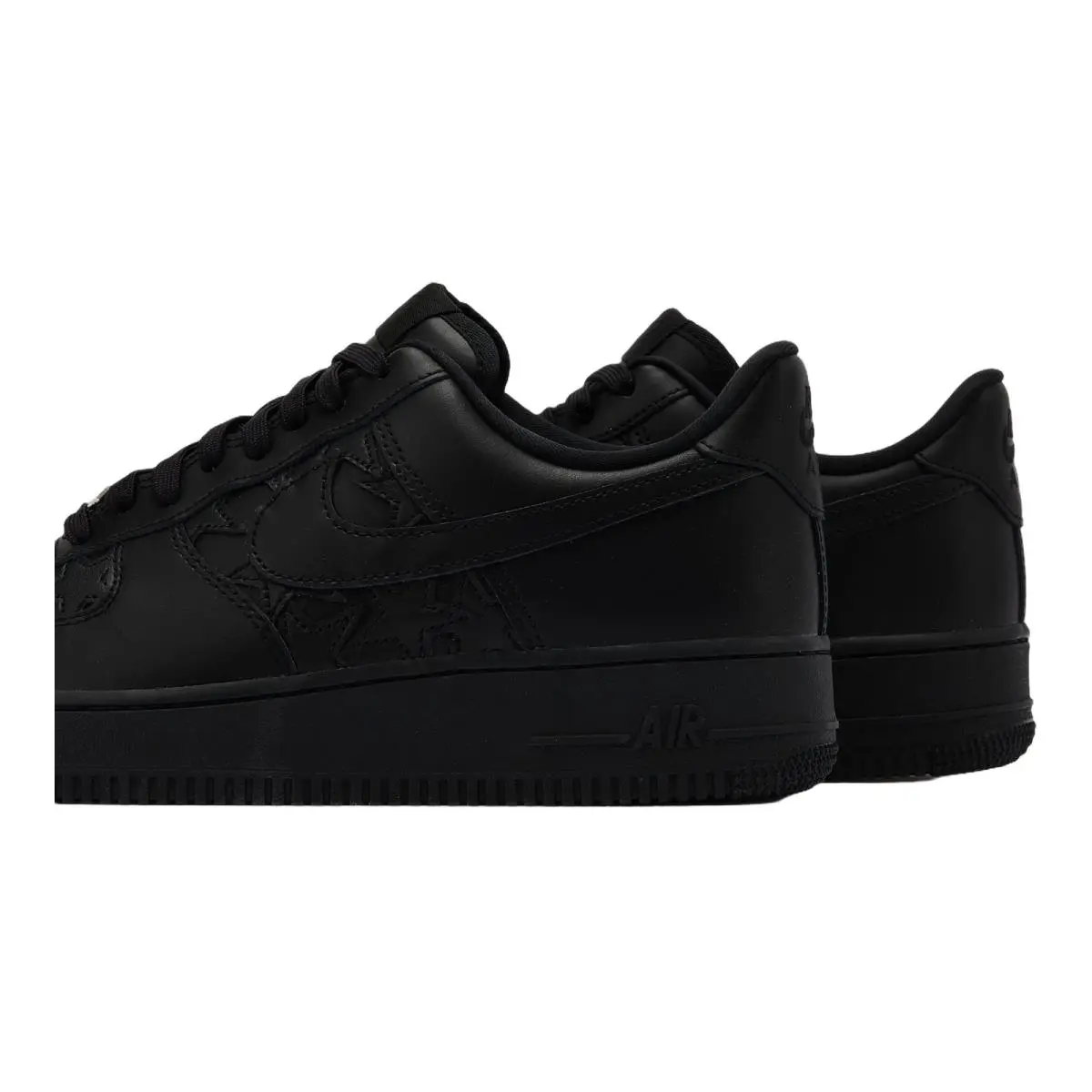 Nike shoes - Nike Air Force 1 Low Lv8 Edge - IM5750-001 - Black/Black/Metallic Silver 11