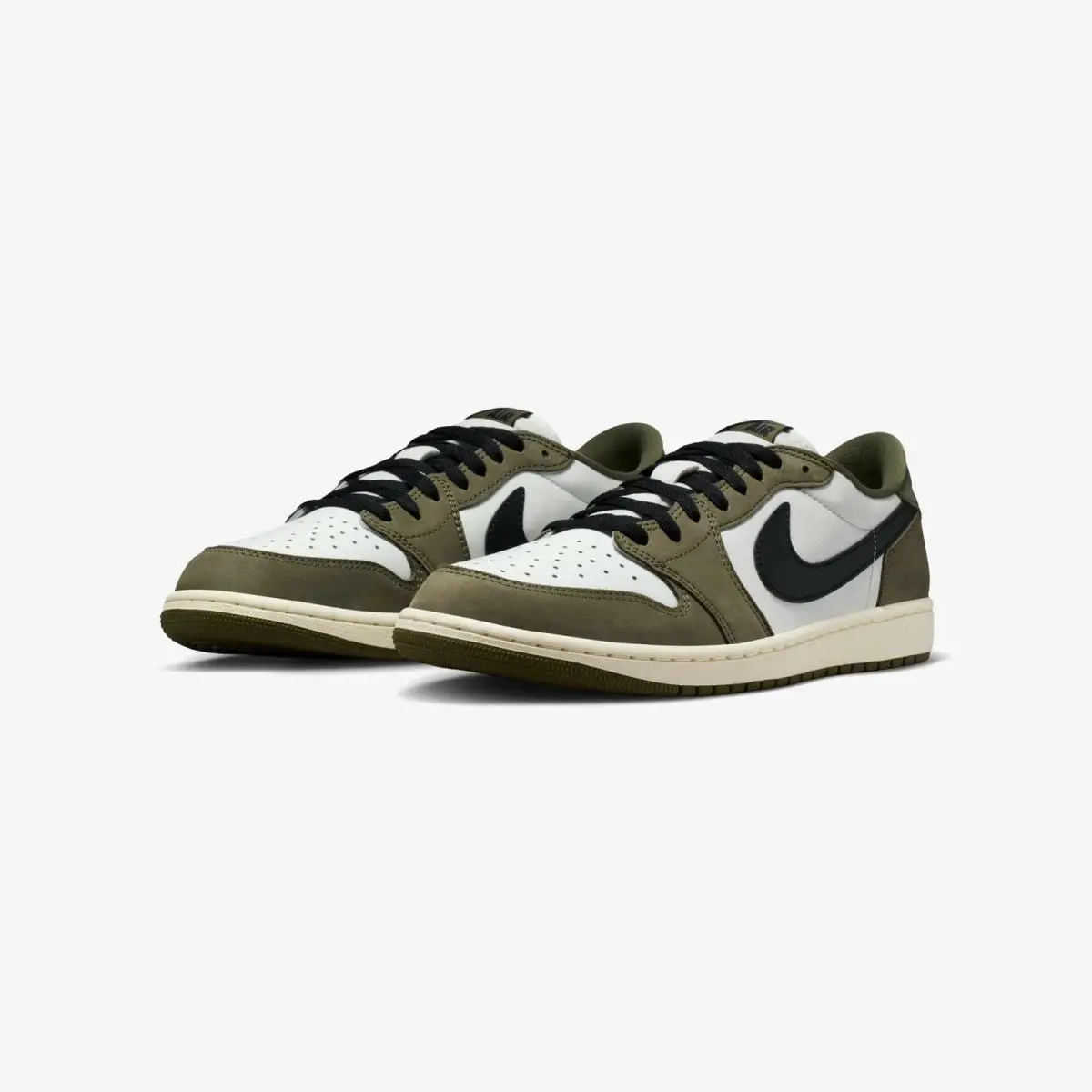 Nike shoes - Nike Air Jordan 1 Retro Low Og Medium - HQ6998-200 - Medium Olive/Summit White/Sail/Black 0