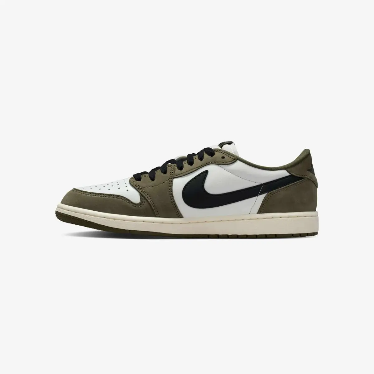 Nike shoes - Nike Air Jordan 1 Retro Low Og Medium - HQ6998-200 - Medium Olive/Summit White/Sail/Black 3