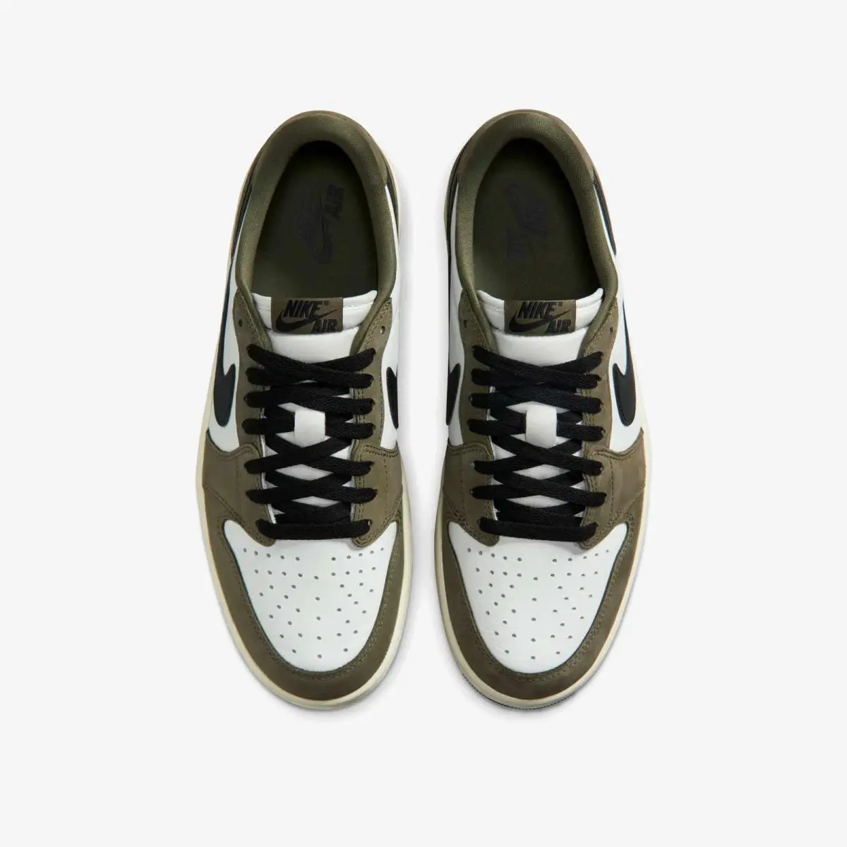 Nike shoes - Nike Air Jordan 1 Retro Low Og Medium - HQ6998-200 - Medium Olive/Summit White/Sail/Black 16