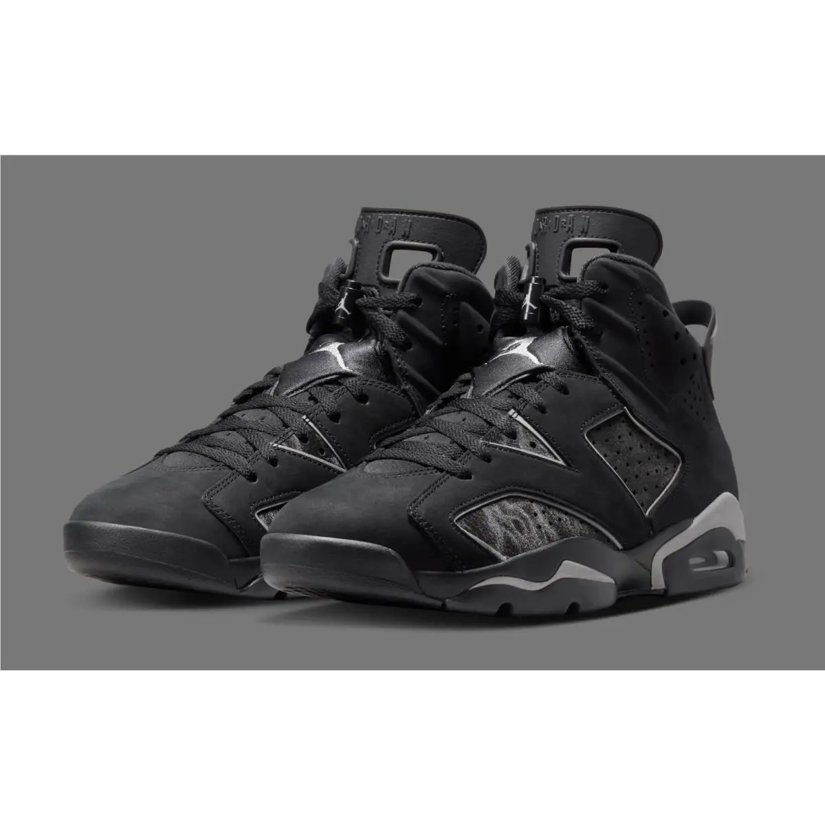 Nike Air Jordan 6 Retro Cap Gown GS Women`s Black Sports Sneaker IR2286-010