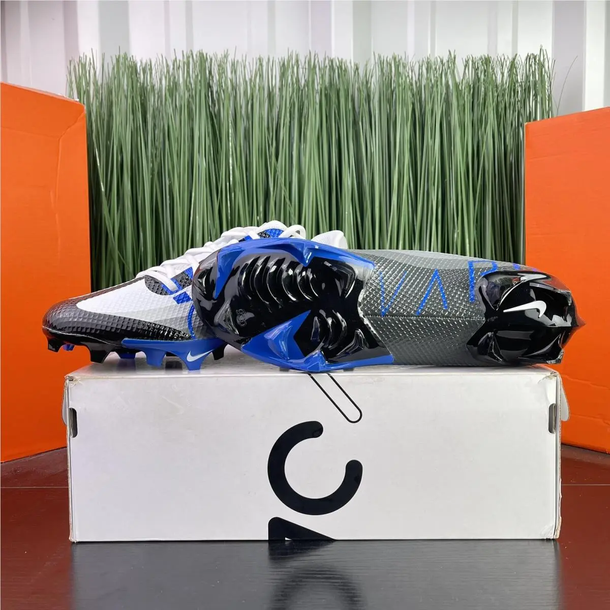 Nike shoes - Nike Vapor Edge Pro 360 - DQ5110-041 - Black/White/Dark Smoke Grey/Game Royal 6