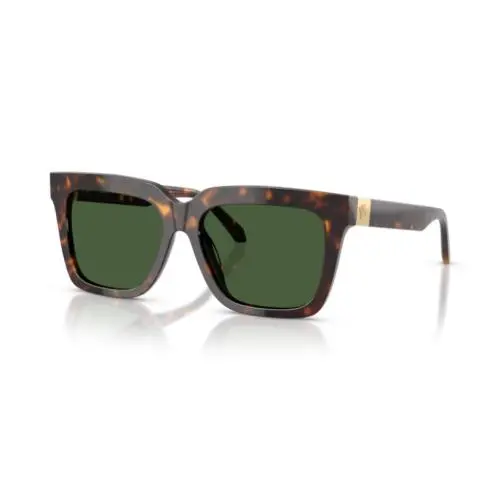 Versace 0VE4498 108/71 Havana/dark Green 55mm Women`s Sunglasses