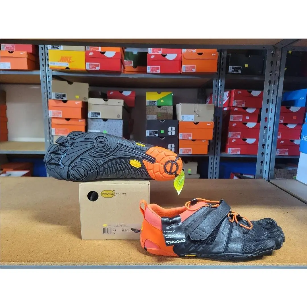 Nike Vibram Fivefingers V-train 2.0 Men Shoes 20M7704 Black Barefoot Size 12.5 - 13