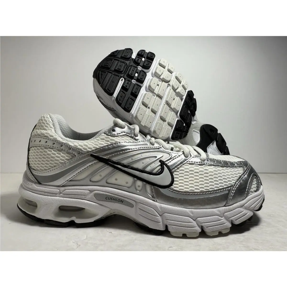 Nike Air Max Moto 2K Women Shoes White Metallic Silver Photon Dust HQ2056-103