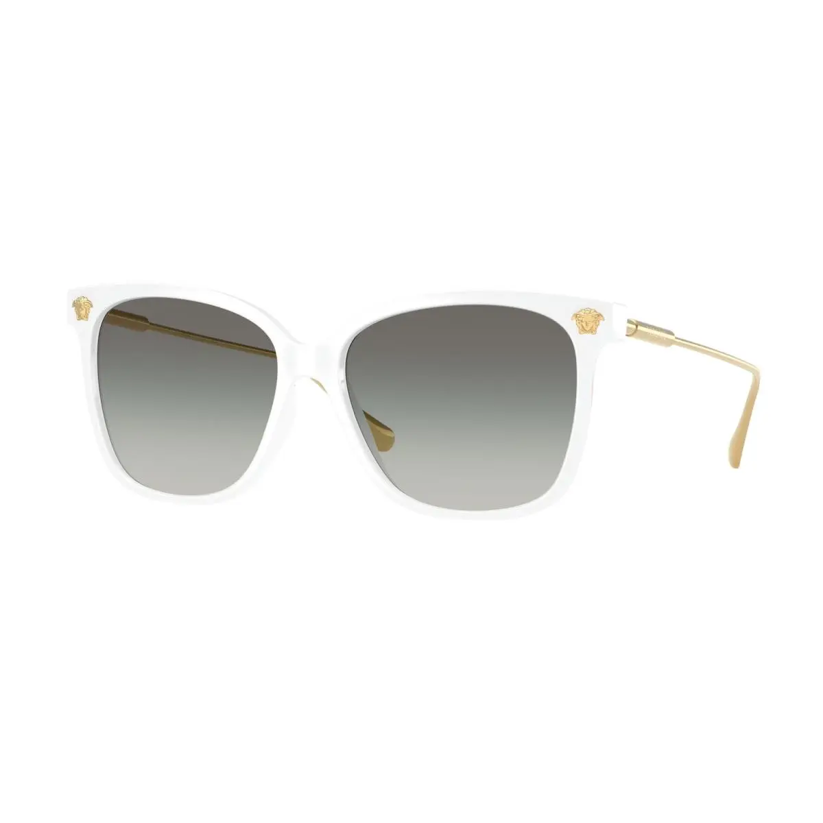 VE4507U 314 11 White Grey Gradient 57 mm Women`s Sunglasses by Versace