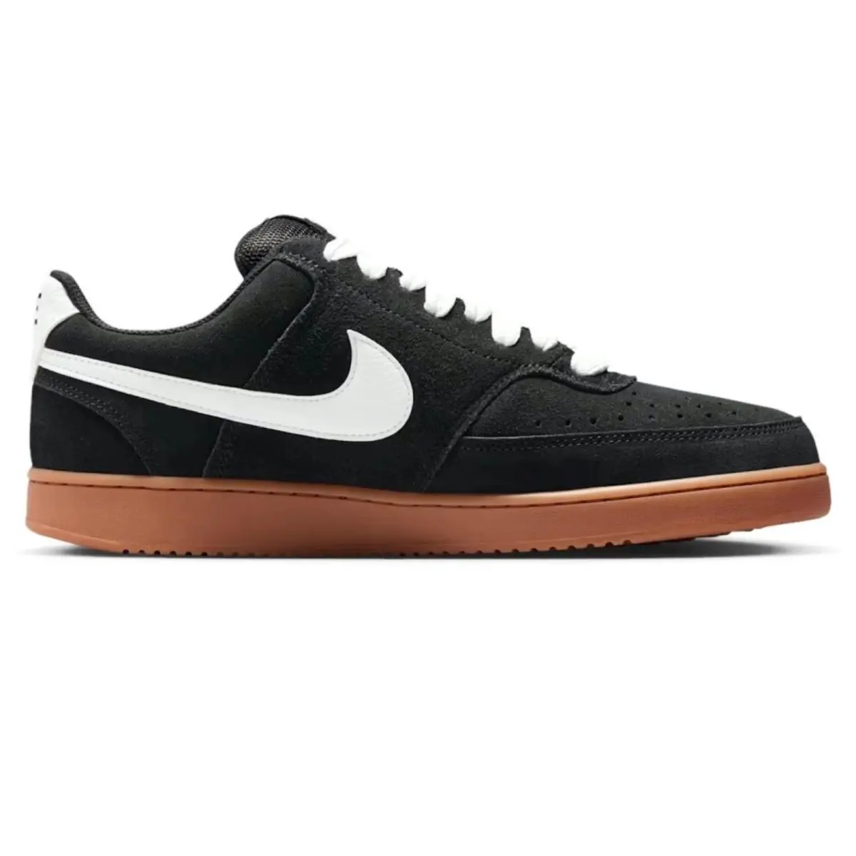 Nike shoes - Nike Court Vision Low FL - Black, Manufacturer: Black/Gum Medium Brown/White 2