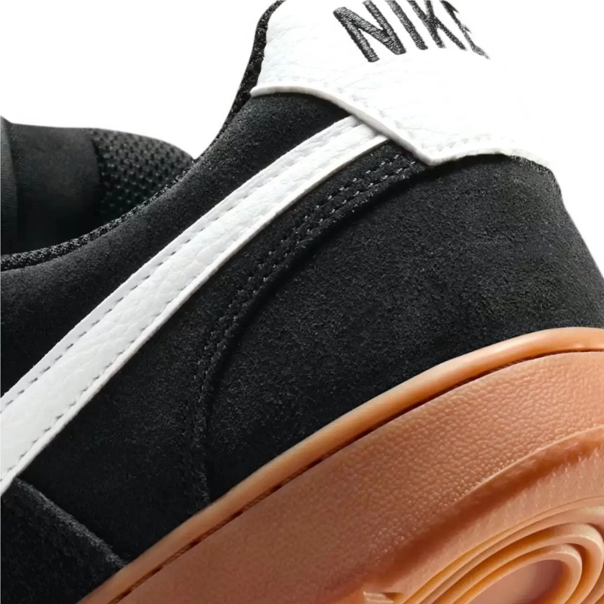 Nike shoes - Nike Court Vision Low FL - Black, Manufacturer: Black/Gum Medium Brown/White 14
