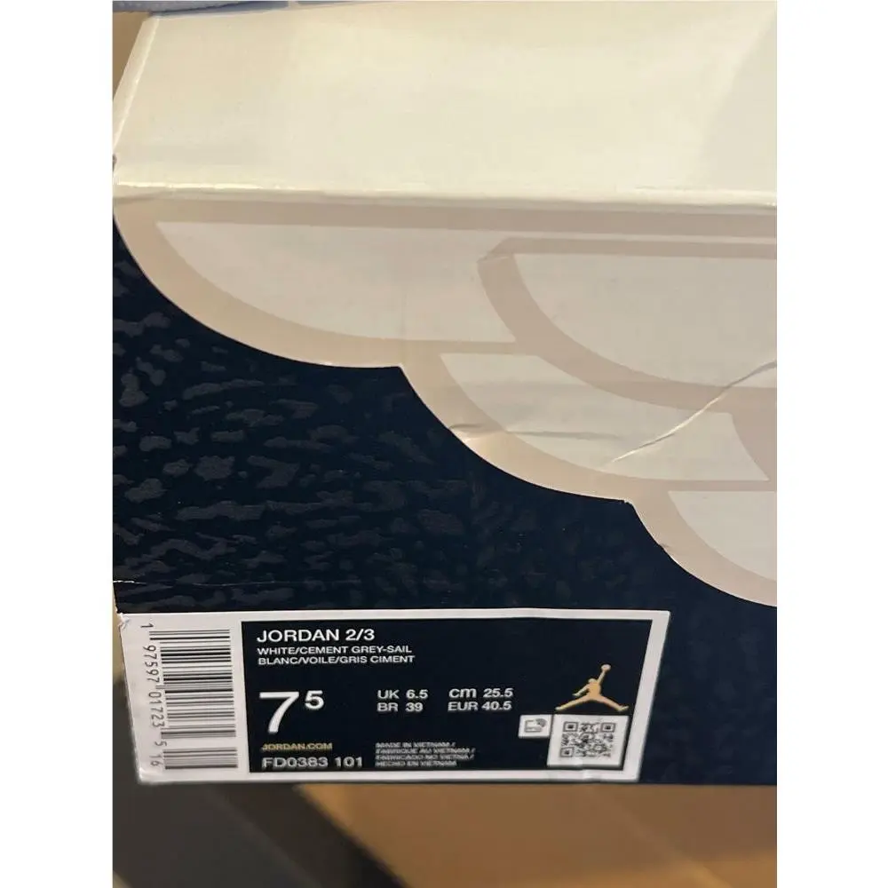 Nike shoes - White/Sail/Cement Grey 7