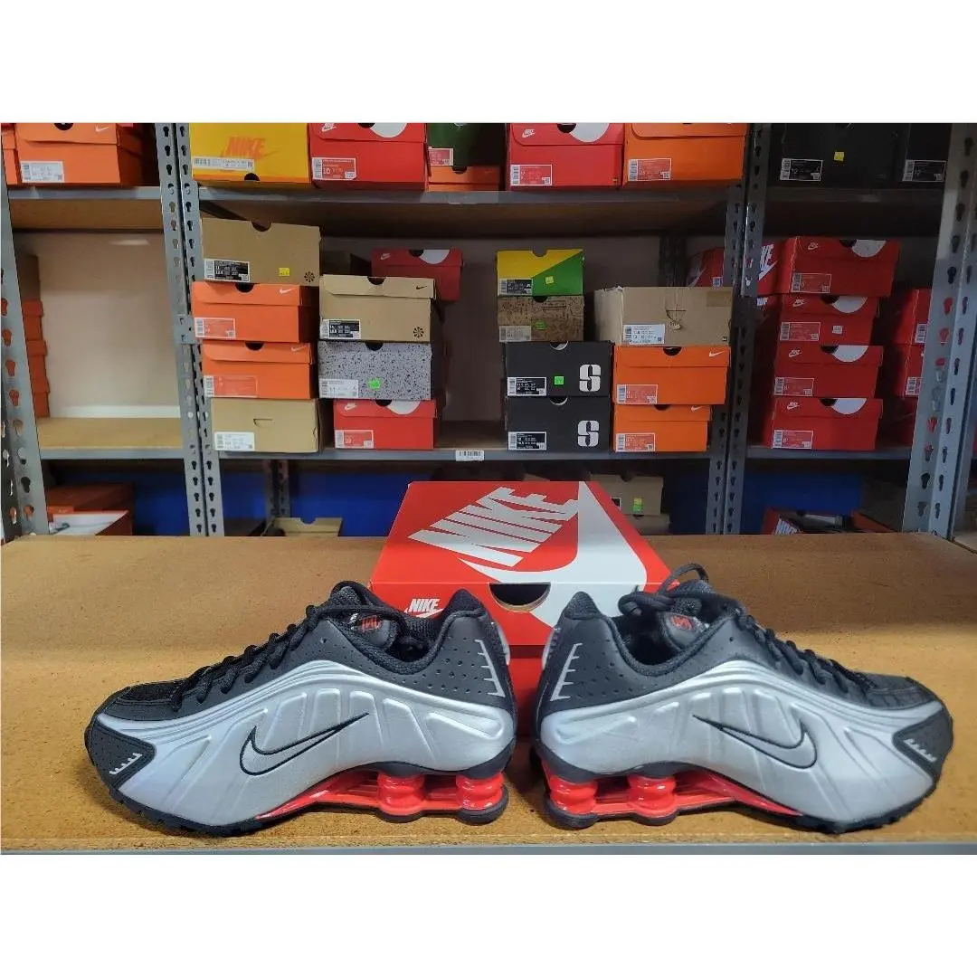 Nike shoes - Nike Shox R4 - Shox - AR3565 011 - Black Metallic Silver 0