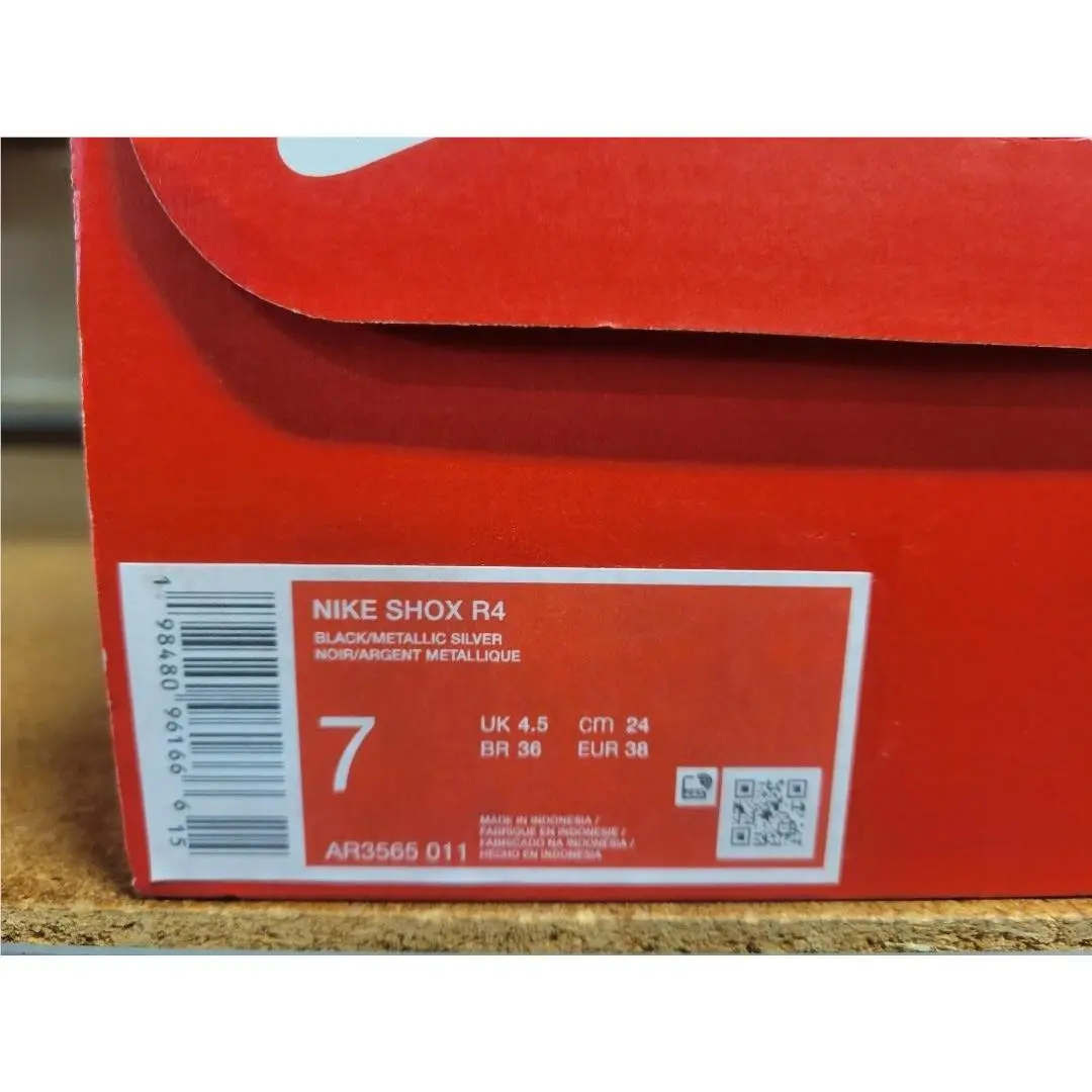 Nike shoes - Nike Shox R4 - Shox - AR3565 011 - Black Metallic Silver 10