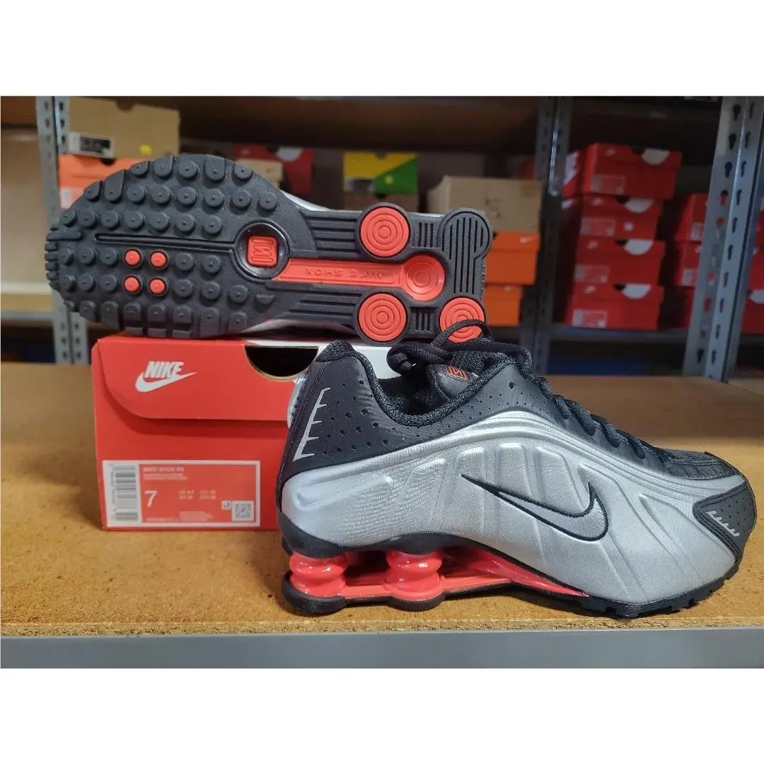 Nike shoes - Nike Shox R4 - Shox - AR3565 011 - Black Metallic Silver 5