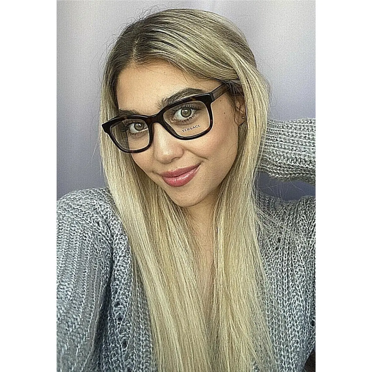 Versace Mod. 3239 108 Tortoise 52mm Men`s Women`s Eyeglasses Frame Italy 4 7