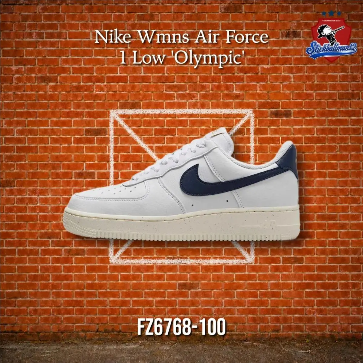 Nike Wmns Air Force 1 Low `olympic` FZ6768-100
