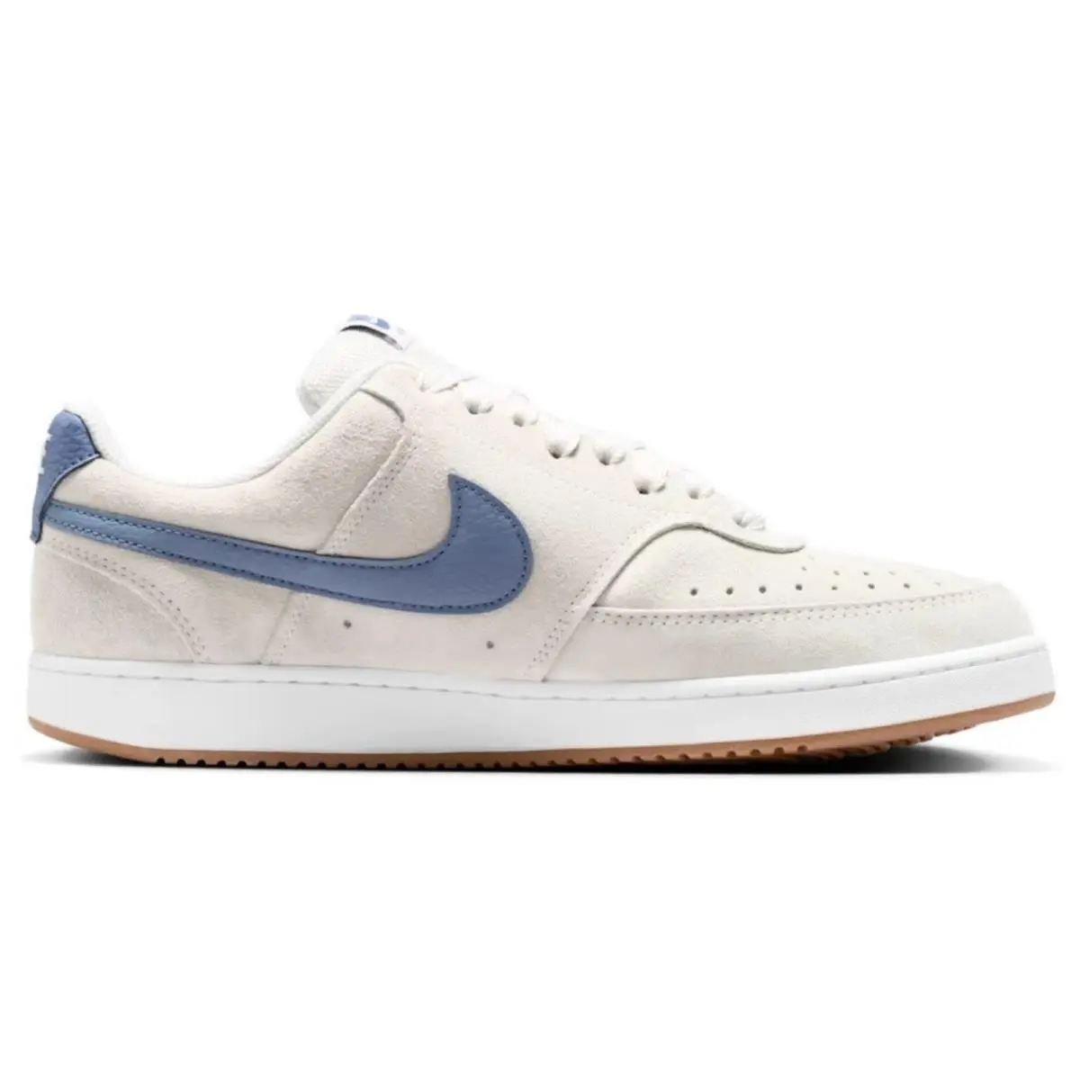 Nike shoes - Nike Court Vision Low - Court Vision Low - Ivory, Manufacturer: Vast Grey/White/Gum Medium Brown/Diffused Blue 0