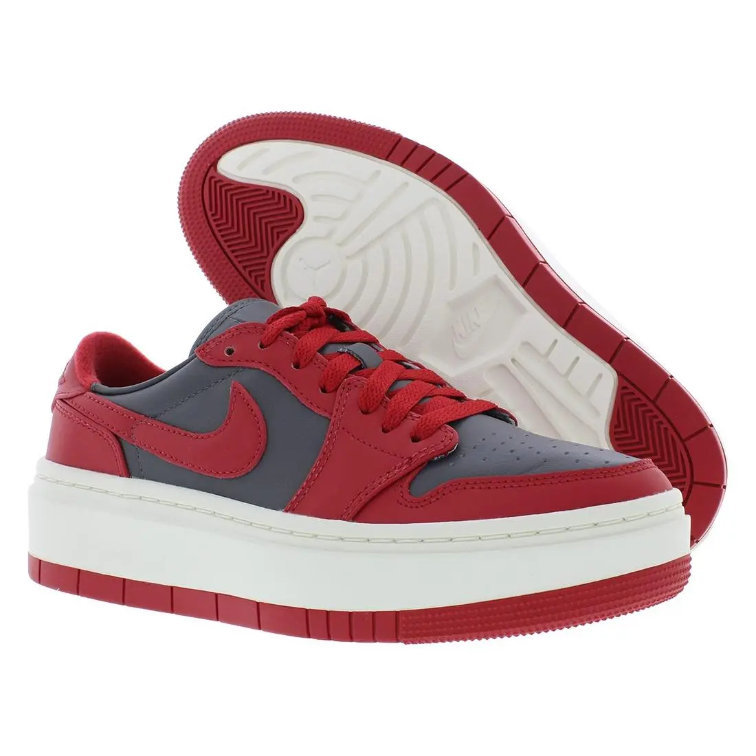 Nike shoes - Dark Grey/Varsity Red/Sail, Main: Red 4