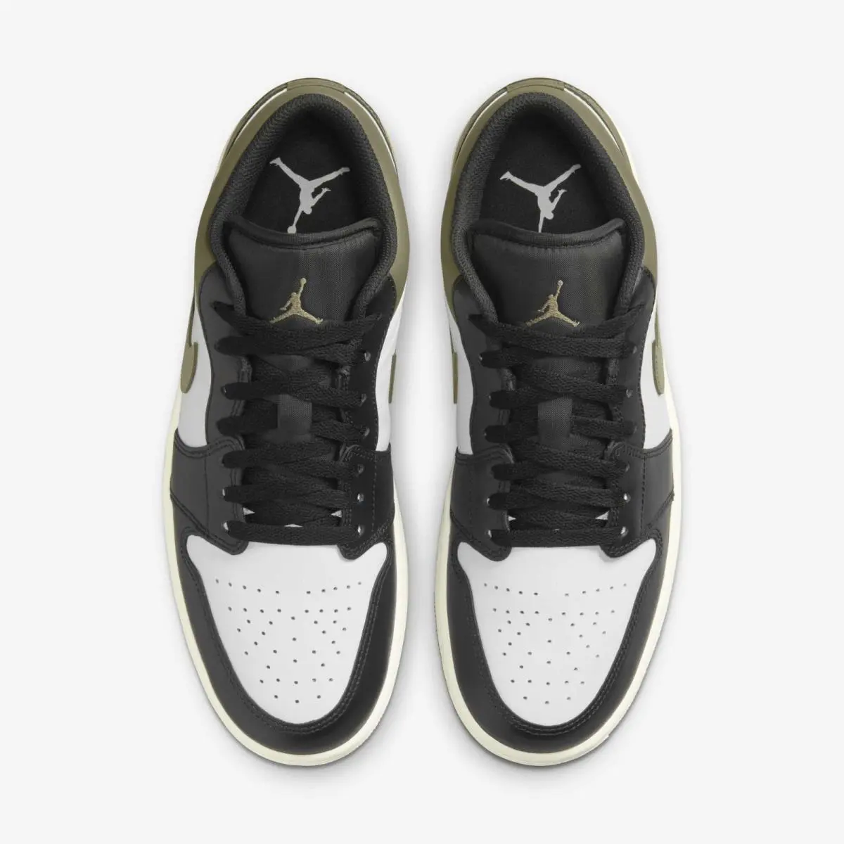 Nike shoes - Nike Air Jordan 1 Low 553558-072 - 553558-072 - Black 3