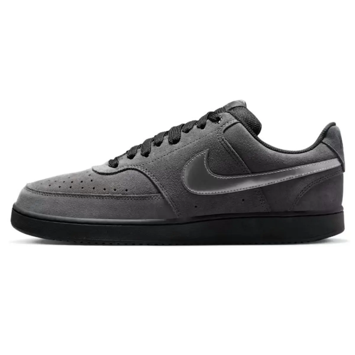 Nike shoes - Nike Court Vision Low - Court Vision Low - Gray, Manufacturer: Anthracite/Black/Gym Red/Metallic Dark Grey 3