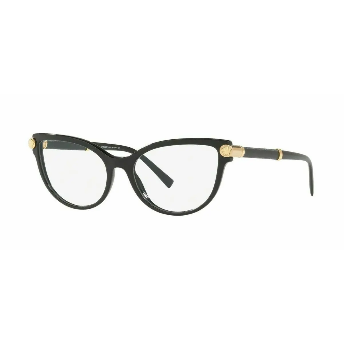 Versace Eyeglasses VE3270Q V-rock GB1 54 Black Woman Optical Frame