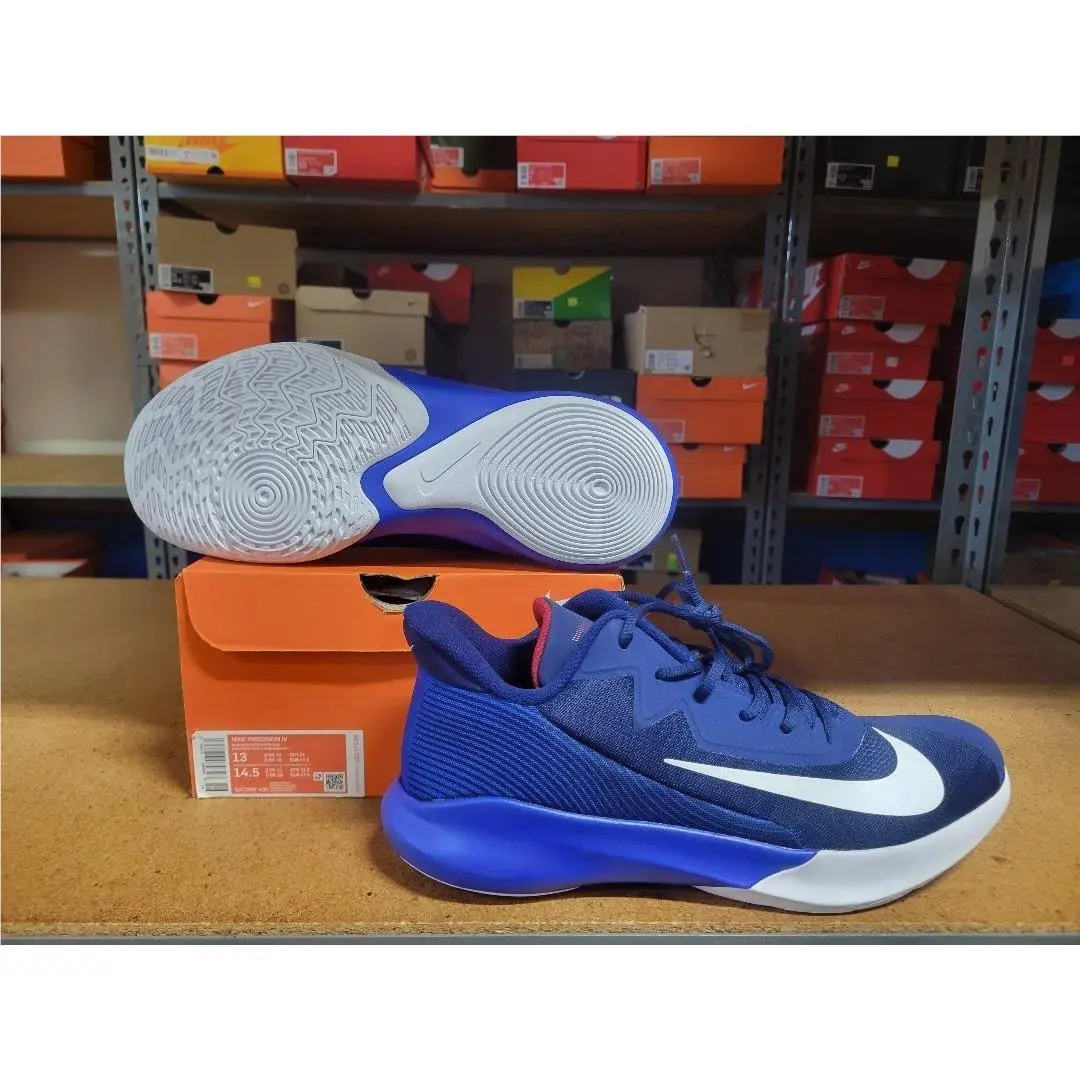 Nike Precision IV Men Shoes Blue Void White Racer Blue CK1069 400 Size 13