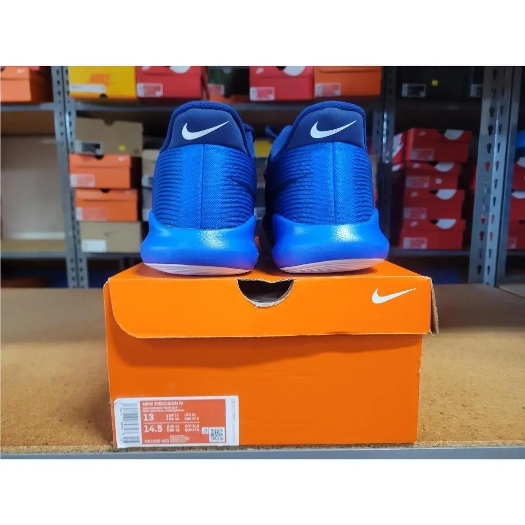 Nike shoes - Nike Precision IV - Precision - CK1069 400 - Blue Void White Racer Blue 3