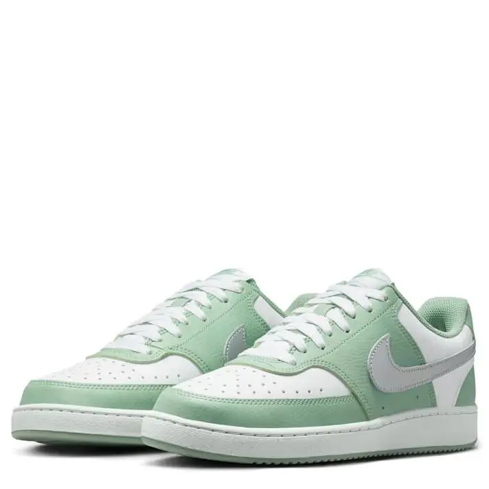 Women`s Court Vision Low Top Casual Training Shoes Sneakers- 2026 Style Green by Nike