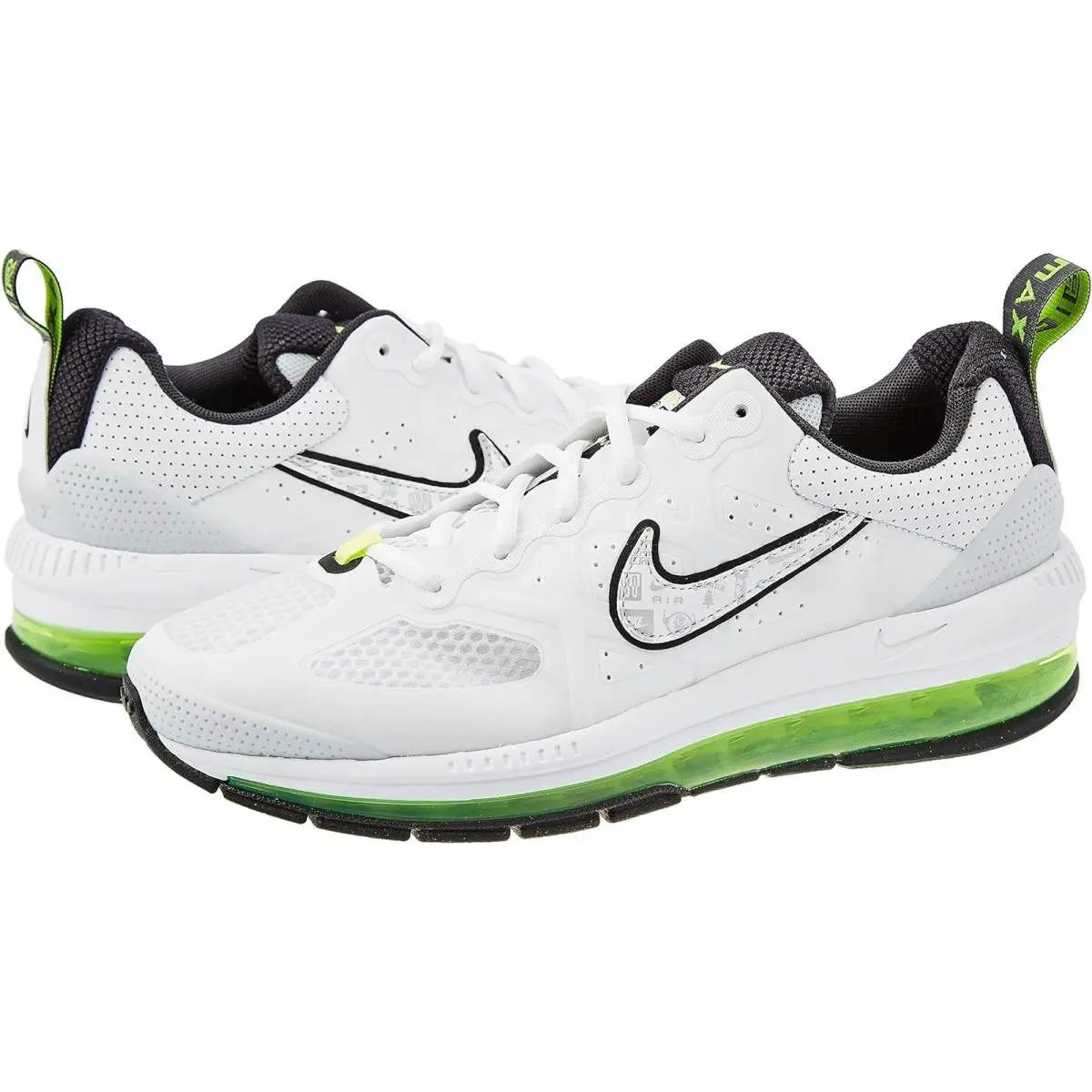 Nike shoes - White, Black, Volt, Pure Platinum 8