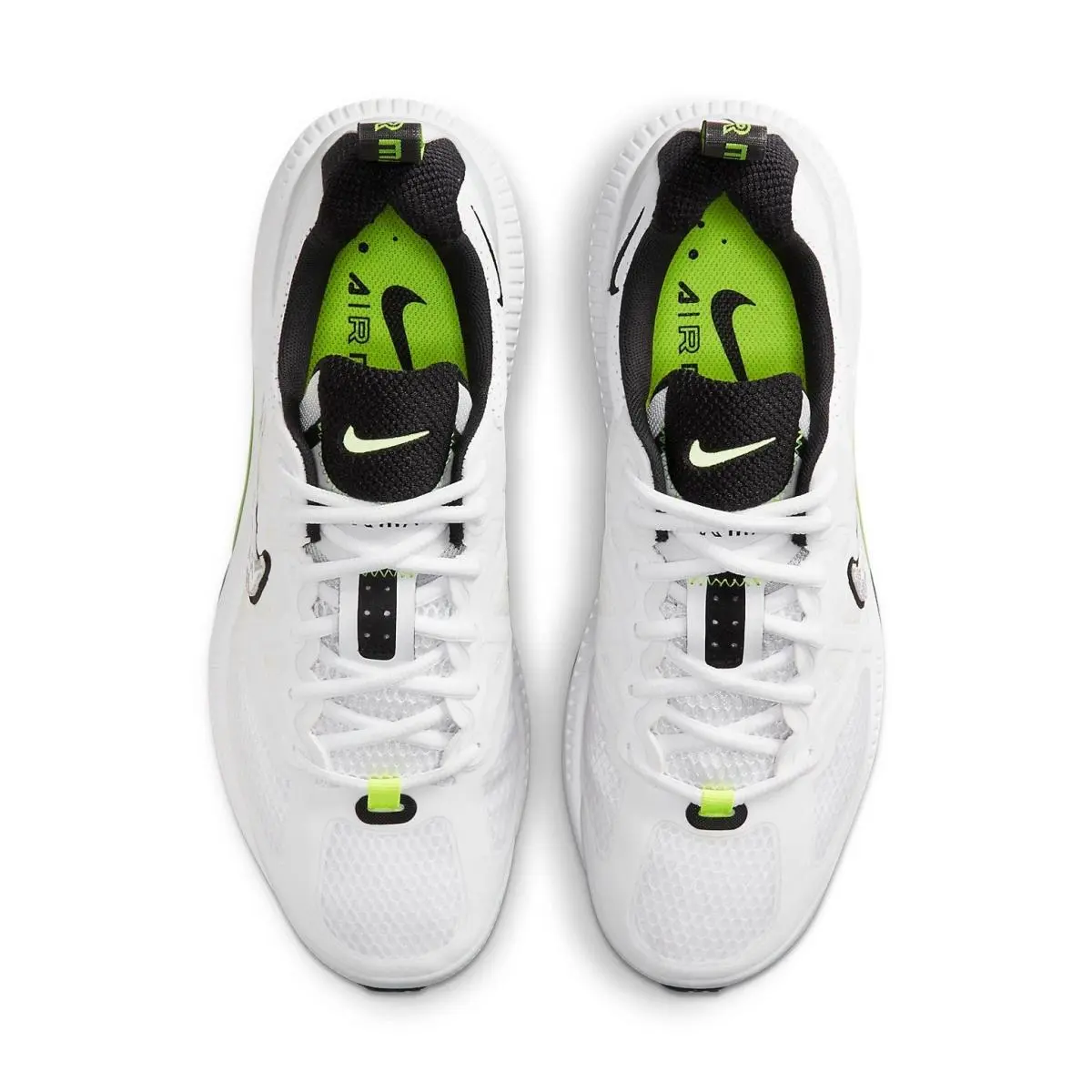 Nike shoes - White, Black, Volt, Pure Platinum 10