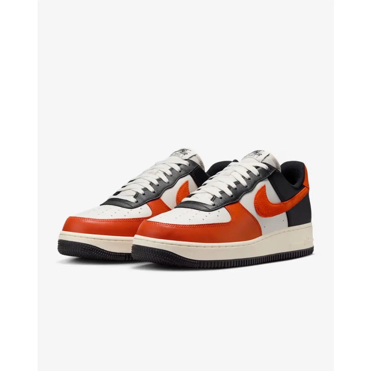 Nike Air Force 1 Low `07 LV8 HQ4987-010 Sneakers Men`s Black Vintage Coral Shoes