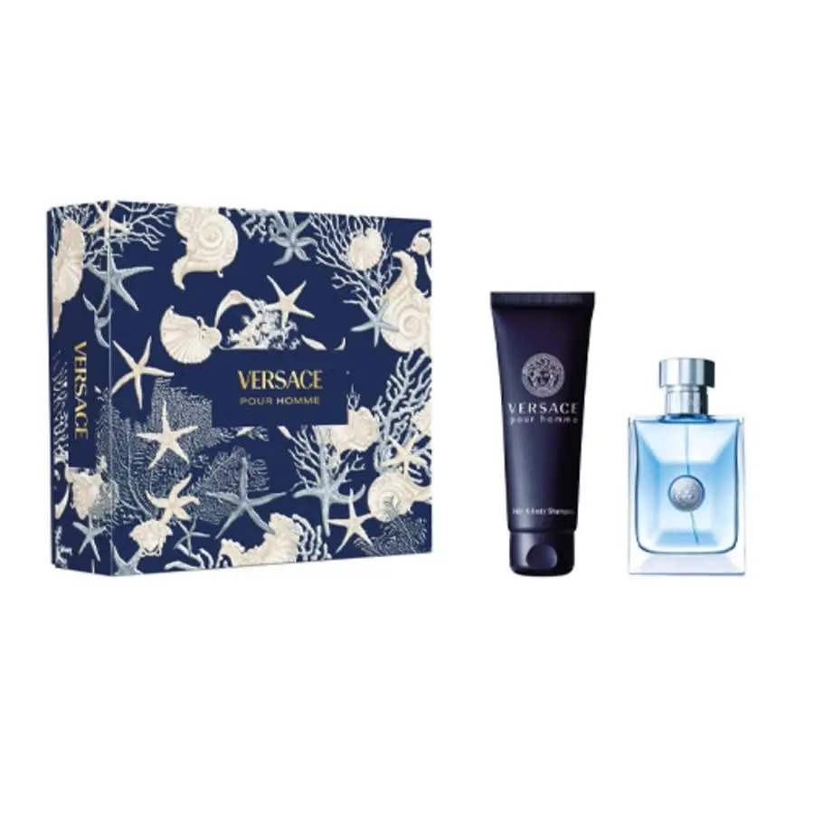 Versace Men`s Pour Homme Gift Set Fragrances 8011003899951