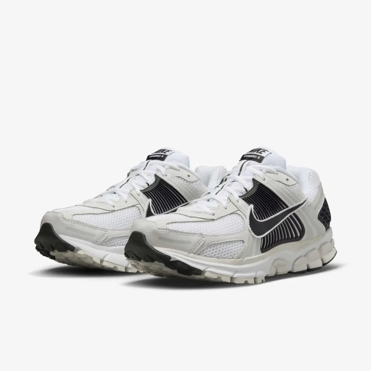 Nike Zoom Vomero 5 FB9149-101 Sneakers Men`s US 7.5 White Black Running Shoes