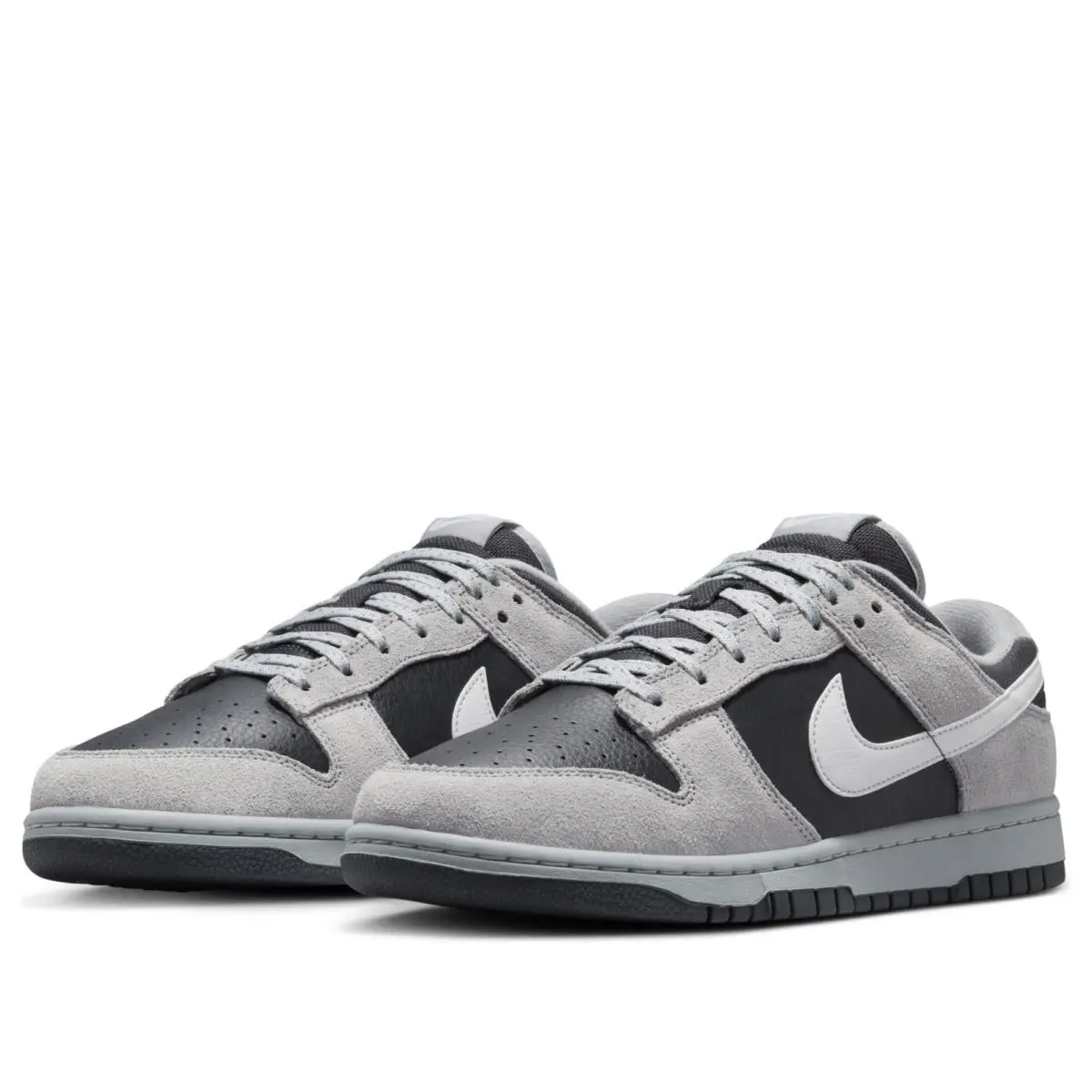Nike Dunk Low HV2532-001 Sneakers Men 7 Light Smoke Gray Leather Lifestyle Shoes