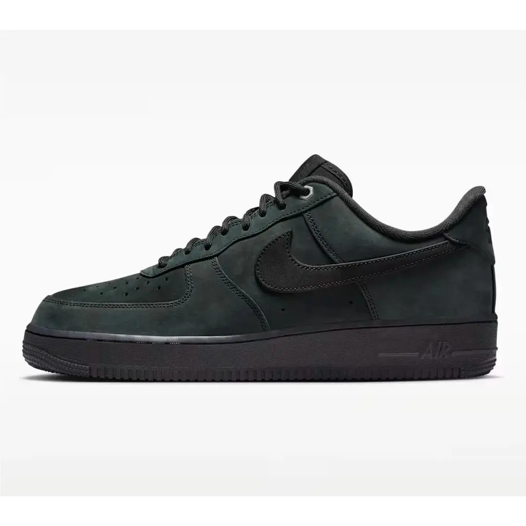 Nike Air Force 1 Low `07 WB Triple Black Nubuck Men`s CJ9179-001