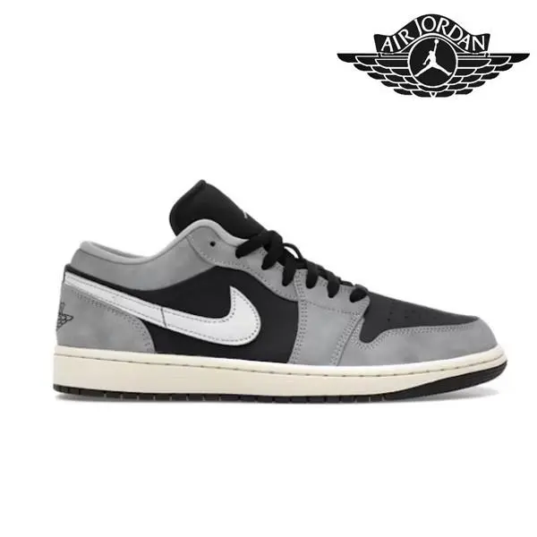 Nike Air Jordan 1 Low HQ2010-012 US Man Size Grey Black