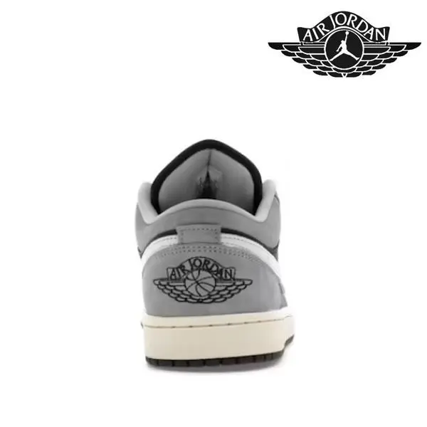 Nike shoes - Air Jordan 1 Low - Air Low - HQ2010-012 - GREY / BLACK 3